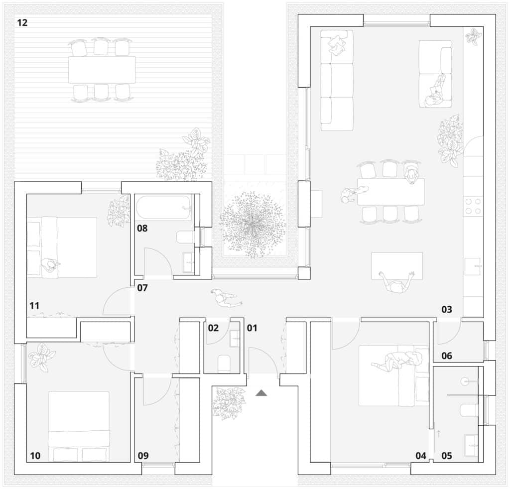 Prelement Home - AURA alaprajz